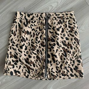 Cheetah Print Skirt